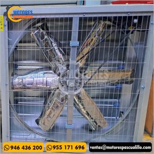 extractor axial c/ persiana/cabina