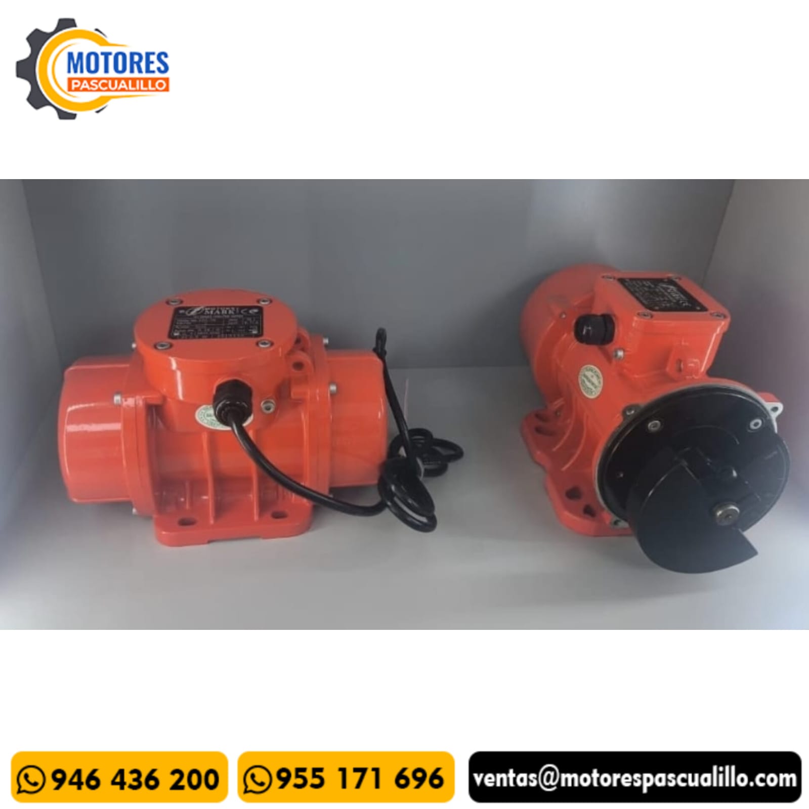 motovibradores electricos monofasico y trifasico